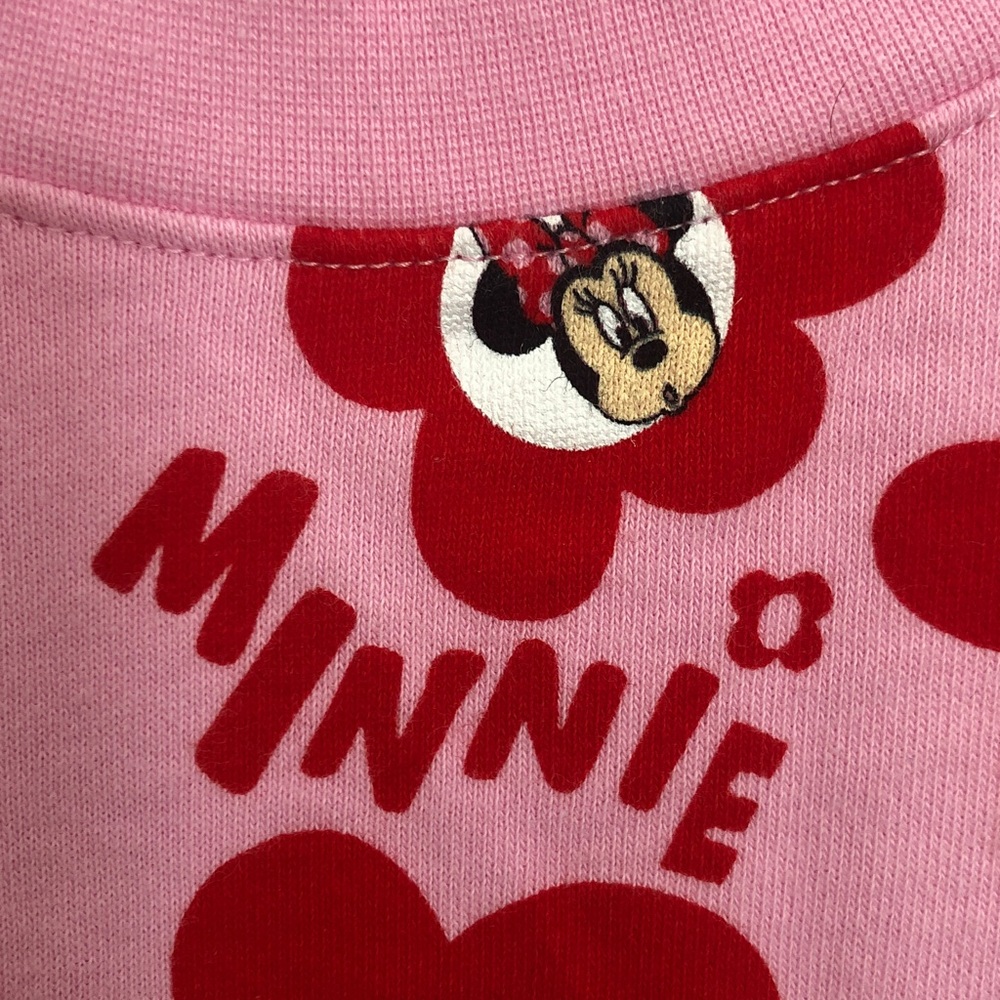 Disney Pink and Red Minnie Mouse Sweatshirt - Picture 5 of 11